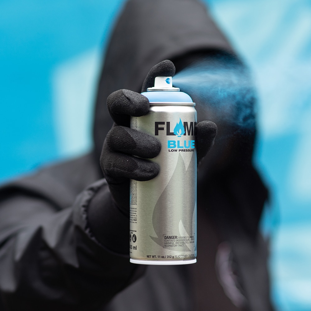 Flame Blue 400ml - FLAME Graffiti Spray Cans